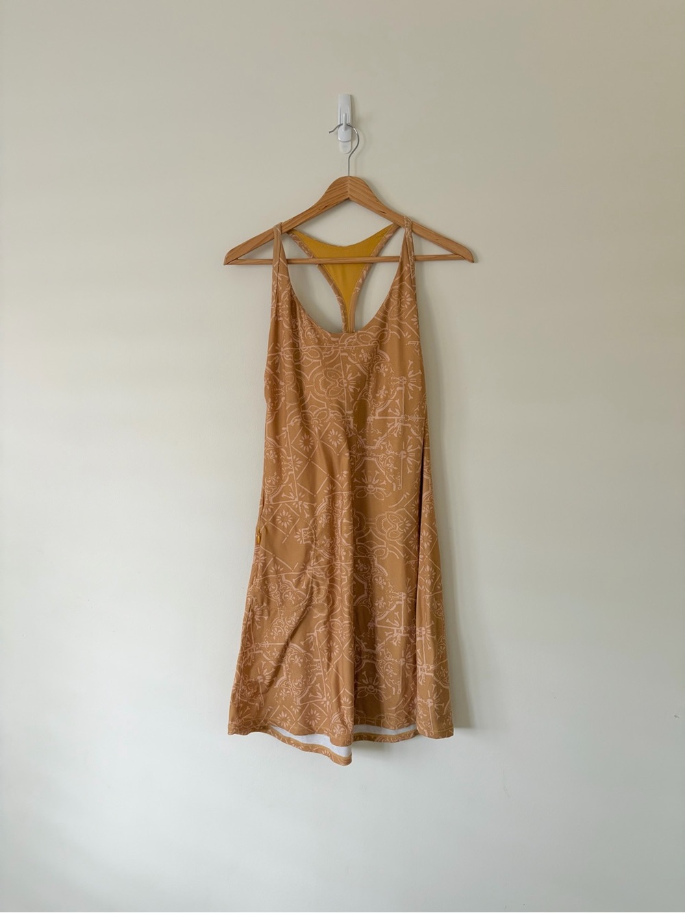 Prana Mustard Active Tank Dress